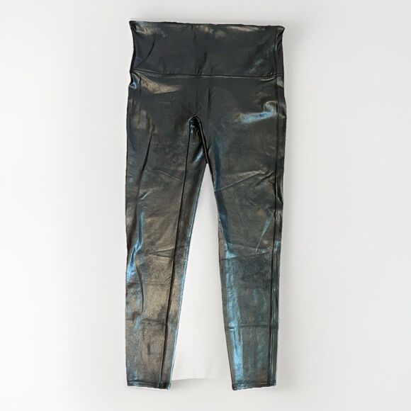 Spanx Women’s  Faux Leather Leggings Pull On Size 2X Black - Picture 1 of 8